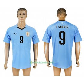 Uruguay Fodboldtrøjer Luis Suarez 9 Hjemme Kort ærmer