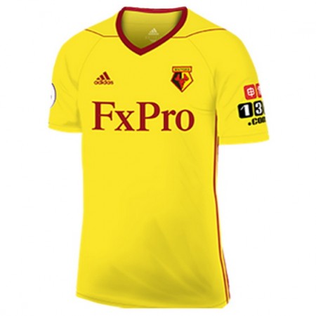 Watford Fodboldtrøjer Hjemme 2017/18 Kort ærmer