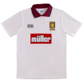 Aston Villa 1994-95 Fodboldtrøjer Retro Hjemme Kort ærmer