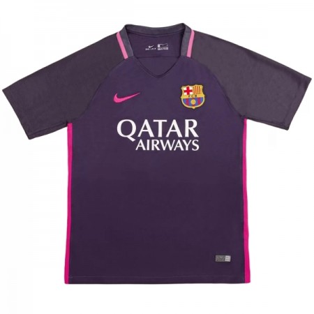 Barcelona 2016-17 Fodboldtrøjer Retro Udebane Kort ærmer