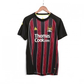 Manchester City 2008-09 Fodboldtrøjer Retro Udebane Kort ærmer