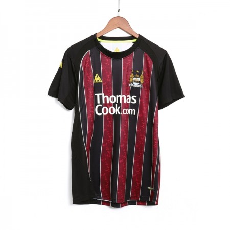 Manchester City 2008-09 Fodboldtrøjer Retro Udebane Kort ærmer