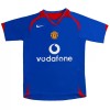 Manchester United 2005-06 Fodboldtrøjer Retro Udebane Kort ærmer