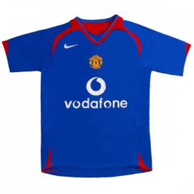 Manchester United 2005-06 Fodboldtrøjer Retro Udebane Kort ærmer