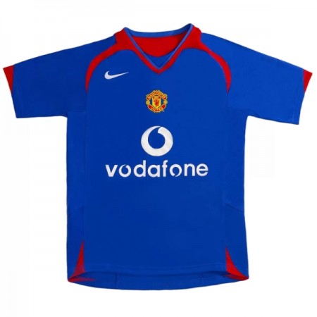 Manchester United 2005-06 Fodboldtrøjer Retro Udebane Kort ærmer