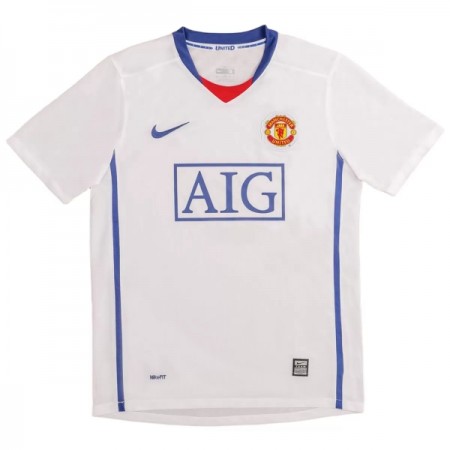 Manchester United 2008-09 Fodboldtrøjer Retro Udebane Kort ærmer