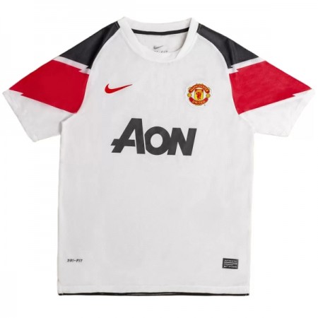 Manchester United 2010-11 Fodboldtrøjer Retro Udebane Kort ærmer