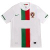Portugal 2010 Fodboldtrøjer Retro Udebane Kort ærmer