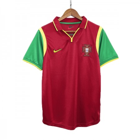 Portugal Fodboldtrøjer Retro Hjemme 1998 Kort ærmer