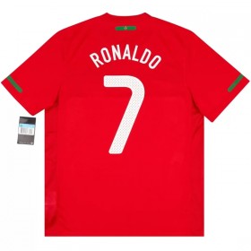 Portugal Ronaldo 7 2010 Fodboldtrøjer Retro Hjemme Kort ærmer
