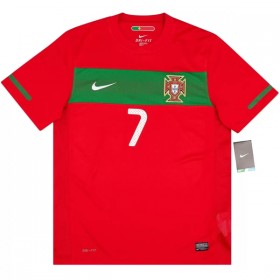 Portugal Ronaldo 7 2010 Fodboldtrøjer Retro Hjemme Kort ærmer