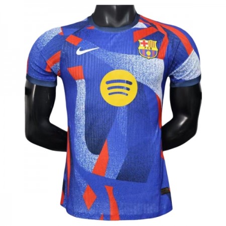 Barcelona Fodboldtrøjer Specialudgave Blå 2025-26 Kort ærmer