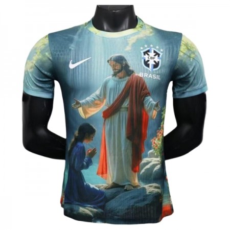 Brasilien x Christ Fodboldtrøjer Specialudgave 2025 Kort ærmer