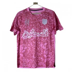 FC Palestina X Farrah Azam Fodboldtrøjer Pink 2025-26 Kort ærmer