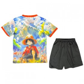 Japan x OnePiece Fodboldtrøjer Børn Specialudgave 2025 Kort ærmer