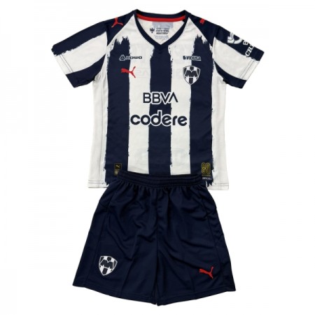 Rayados Monterrey Fodboldtrøjer Børn Hjemme 2025-26 Kort ærmer