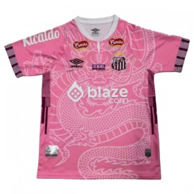 Santos FC Dragon Fodboldtrøjer Pink 2025-26 Kort ærmer