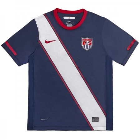 USA 2010 Fodboldtrøjer Retro Udebane Kort ærmer