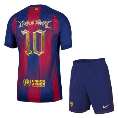 FC Barcelona x Kopa Trophy Lamine Yamal 10 Fodboldtrøjer Børn Specialudgave 2025-26 Kort ærmer