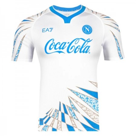 Napoli Pre-Match Fodboldtrøjer Hvid 2025-26 Kort ærmer