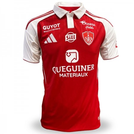 Stade Brestois Fodboldtrøjer Hjemme 2025-26 Kort ærmer