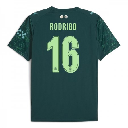 Manchester City Rodrigo 16 Fodboldtrøjer EA Sport Fjerde 2025-26 Kort ærmer