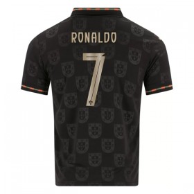 Portugal Black Panther Ronaldo 7 Fodboldtrøjer Specialudgave 2025-26 Kort ærmer