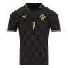 Portugal Black Panther Ronaldo 7 Fodboldtrøjer Specialudgave 2025-26 Kort ærmer