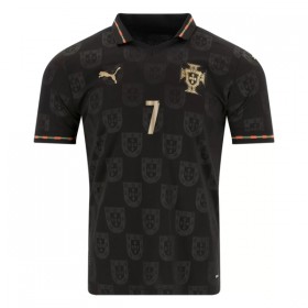 Portugal Black Panther Ronaldo 7 Fodboldtrøjer Specialudgave 2025-26 Kort ærmer