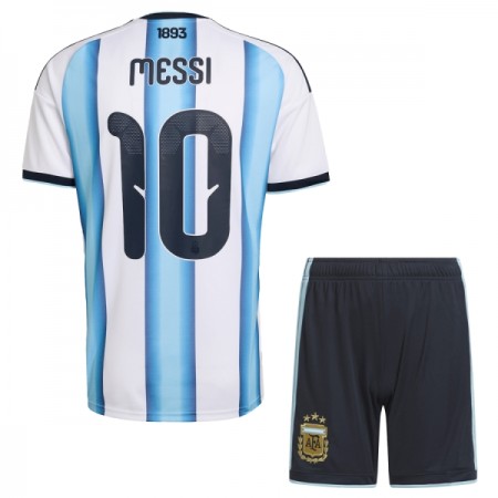Argentina Messi 10 Fodboldtrøjer Børn Hjemme VM 2026 Kort ærmer