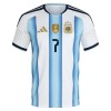 Argentina De Paul 7 Fodboldtrøjer Hjemme VM 2026 Kort ærmer