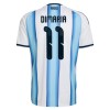 Argentina Di Maria 11 Fodboldtrøjer Hjemme VM 2026 Kort ærmer