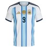 Argentina J. Alvarez 9 Fodboldtrøjer Børn Hjemme VM 2026 Kort ærmer