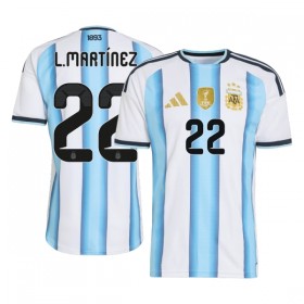 Argentina Lautaro Martinez 22 Fodboldtrøjer Hjemme VM 2026 Kort ærmer