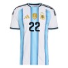 Argentina Lautaro Martinez 22 Fodboldtrøjer Hjemme VM 2026 Kort ærmer