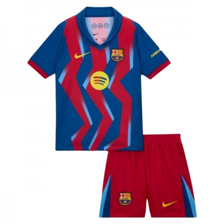 FC Barcelona Fodboldtrøjer Børn Fjerde 2025-26 Kort ærmer