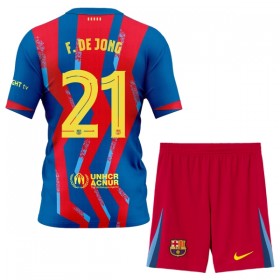 FC Barcelona Frenkie de Jong 21 Fodboldtrøjer Børn Fjerde 2025-26 Kort ærmer