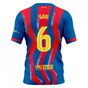 FC Barcelona Gavi 6 Fodboldtrøjer Fjerde 2025-26 Kort ærmer