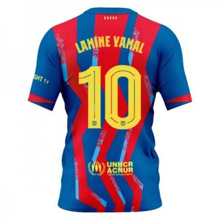 FC Barcelona Lamine Yamal 10 Fodboldtrøjer Fjerde 2025-26 Kort ærmer