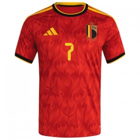 Belgien De Bruyne 7 Fodboldtrøjer Børn Hjemme VM 2026 Kort ærmer