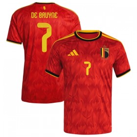Belgien De Bruyne 7 Fodboldtrøjer Hjemme VM 2026 Kort ærmer