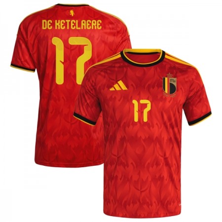 Belgien De Ketelaere 17 Fodboldtrøjer Hjemme VM 2026 Kort ærmer
