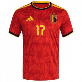 Belgien De Ketelaere 17 Fodboldtrøjer Hjemme VM 2026 Kort ærmer