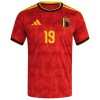 Belgien Openda 19 Fodboldtrøjer Hjemme VM 2026 Kort ærmer
