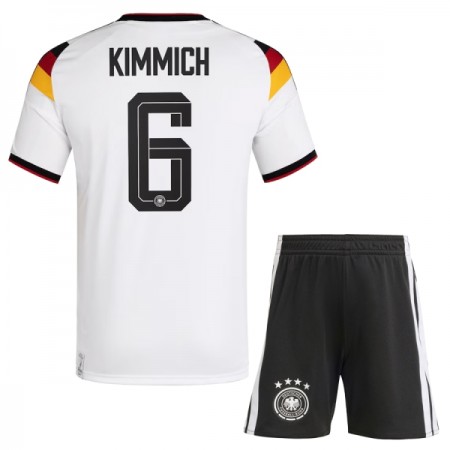 Tyskland Kimmich 6 Fodboldtrøjer Børn Hjemme VM 2026 Kort ærmer