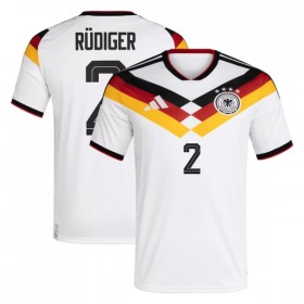 Tyskland Rudiger 2 Fodboldtrøjer Hjemme VM 2026 Kort ærmer