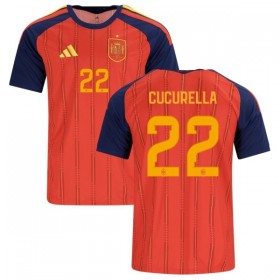 Spanien Cucurella 22 Fodboldtrøjer Hjemme VM 2026 Kort ærmer
