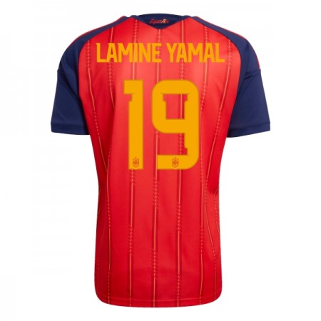 Spanien Lamine Yamal 19 Fodboldtrøjer Hjemme VM 2026 Kort ærmer