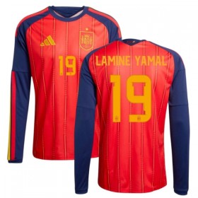 Spanien Lamine Yamal 19 Fodboldtrøjer Hjemme VM 2026 Langærmet