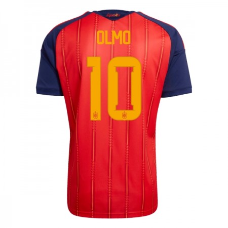Spanien Olmo 10 Fodboldtrøjer Hjemme VM 2026 Kort ærmer